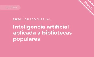Inteligencia artificial aplicada a bibliotecas populares